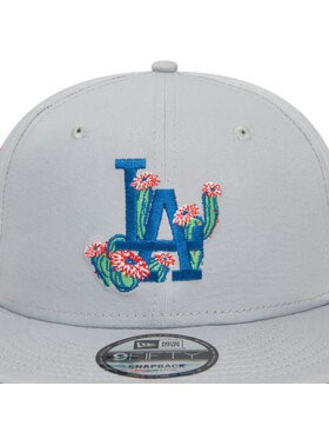 New Era Czapka z daszkiem Flower Icon 950 La Dodgers 60435108 Szary