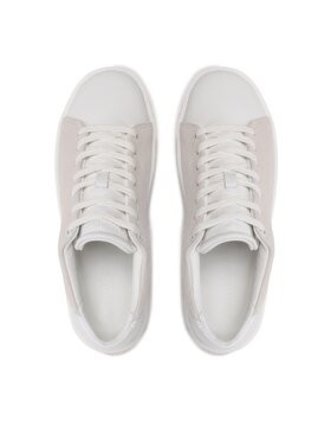 Calvin Klein Sneakersy Low Top Lace Up Lth Mix HM0HM01005 Szary