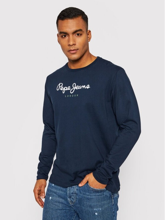 Pepe Jeans Longsleeve Eggo PM508209 Granatowy Regular Fit