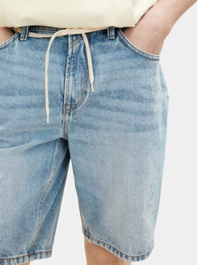 Tom Tailor Denim Szorty jeansowe 1032259 Błękitny Loose Fit