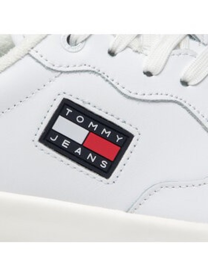 Tommy Jeans Sneakersy Basket EM0EM00899 Biały
