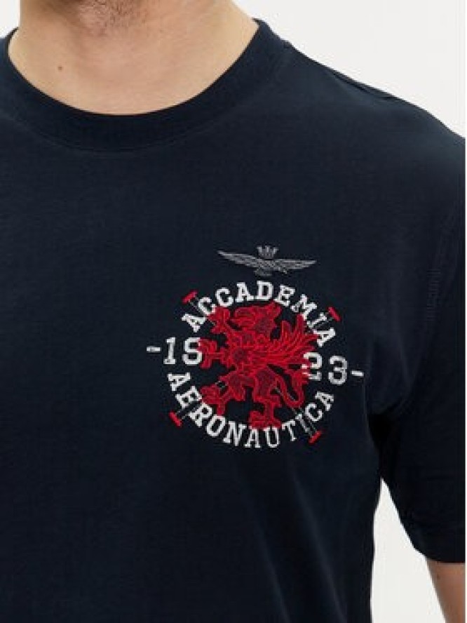 Aeronautica Militare T-Shirt 241TS2201J629 Granatowy Regular Fit