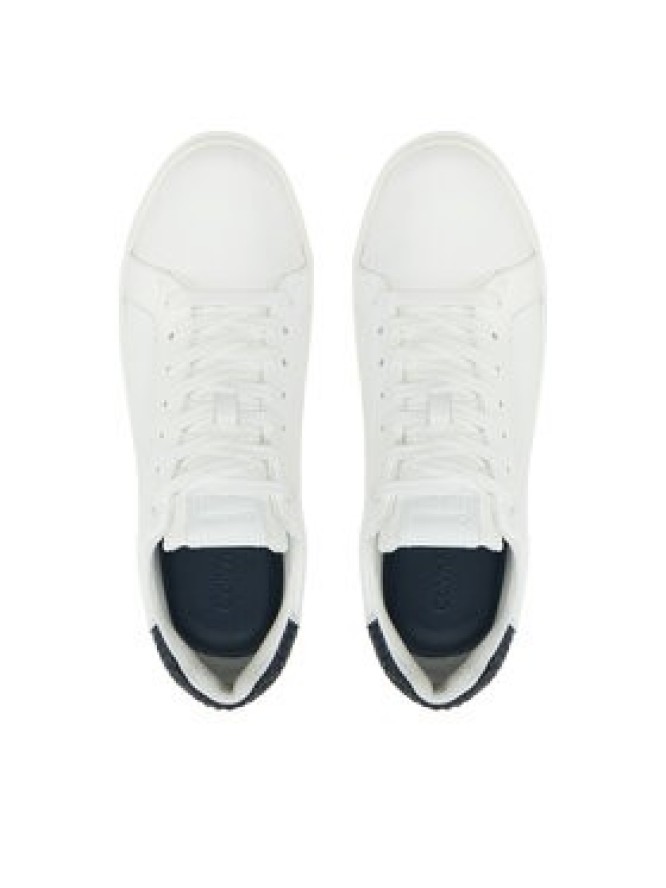 Calvin Klein Sneakersy Low Top Lace Up Woven HM0HM01767 Biały