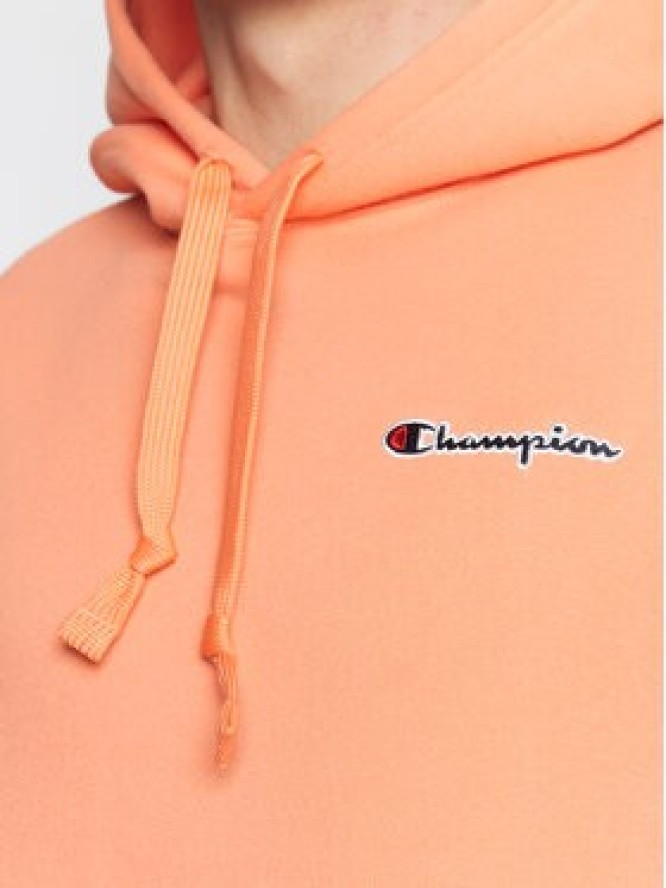 Champion Bluza Small Script Logo 217862 Pomarańczowy Regular Fit