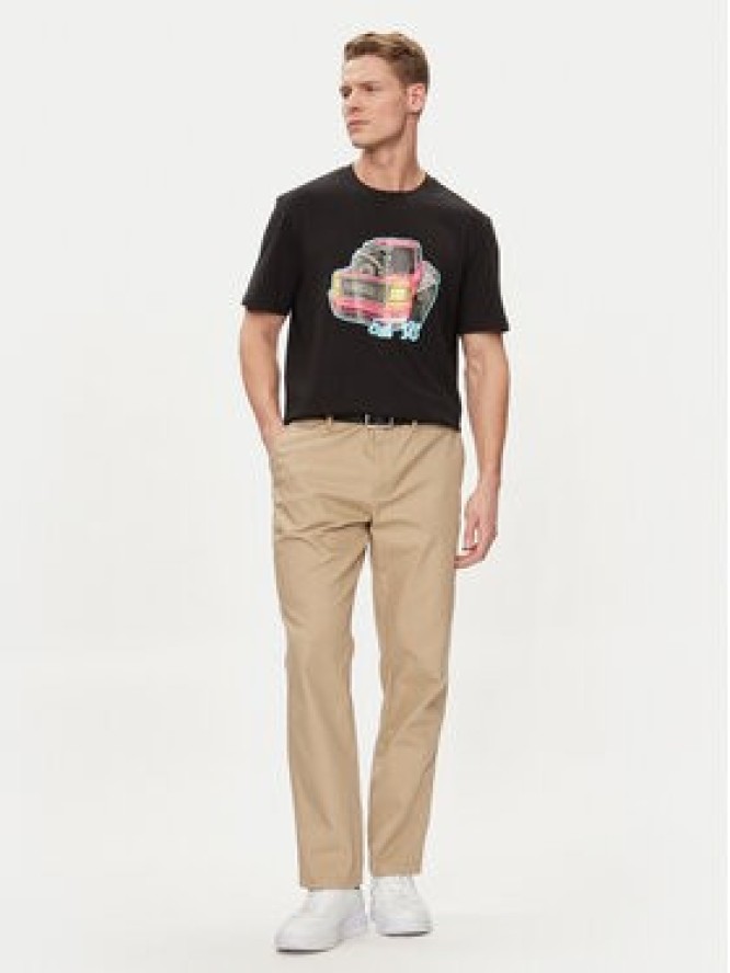 Hugo T-Shirt Damotoro 50514092 Czarny Relaxed Fit