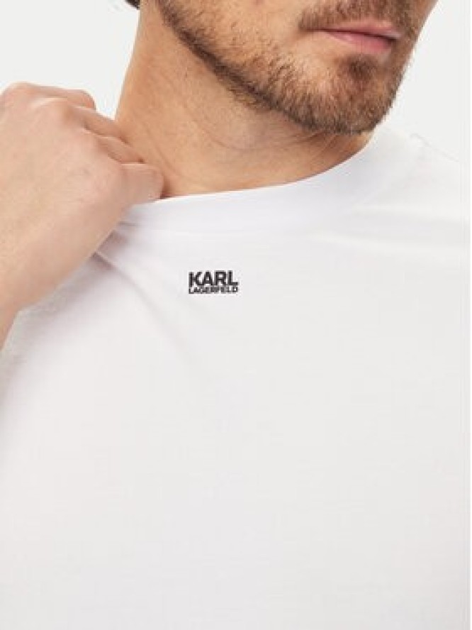 KARL LAGERFELD T-Shirt 755034 542221 Biały Regular Fit