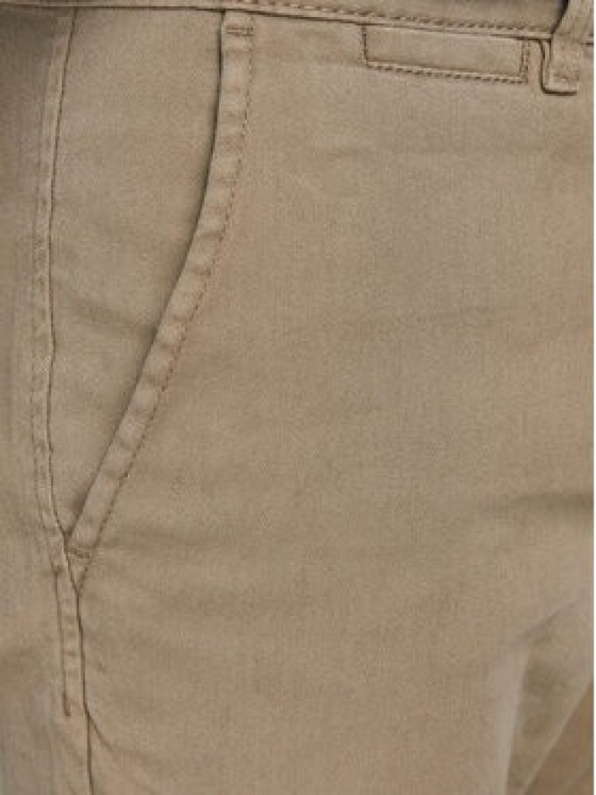Jack&Jones Spodnie materiałowe Marco Dave 12174307 Beżowy Slim Fit