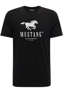 MUSTANG ALEX C PRINT MĘSKI T-SHIRT KOSZULKA LOGO TEE BLACK 1015051 4142