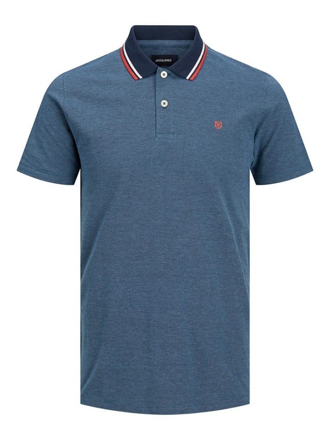 Jack & Jones Koszulka polo w kolorze morskim rozmiar: S