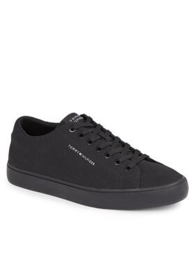 Tommy Hilfiger Tenisówki Th Hi Vulc Low Canvas FM0FM04882 Czarny