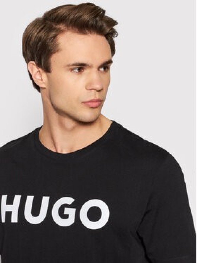 Hugo T-Shirt Dulivio 50467556 Czarny Regular Fit