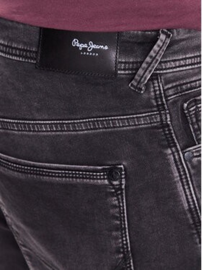 Pepe Jeans Szorty jeansowe Jack Short PM801022XF7 Szary Regular Fit