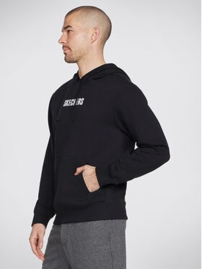 Skechers Bluza Sweats Incognito Hoodie HD6 Czarny Regular Fit