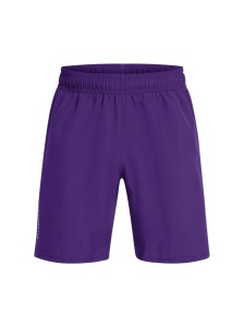 Spodenki treningowe męskie Under Armour UA Tech Woven Wordmark Short - fioletowe