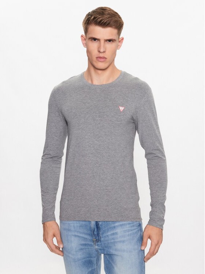 Guess Longsleeve M2YI28 J1314 Szary Slim Fit