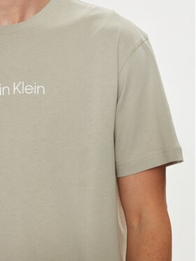 Calvin Klein T-Shirt Hero K10K111346 Beżowy Regular Fit