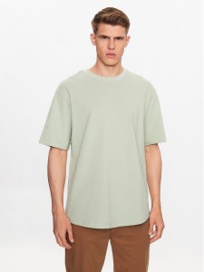 Blend T-Shirt 20715331 Zielony Relaxed Fit