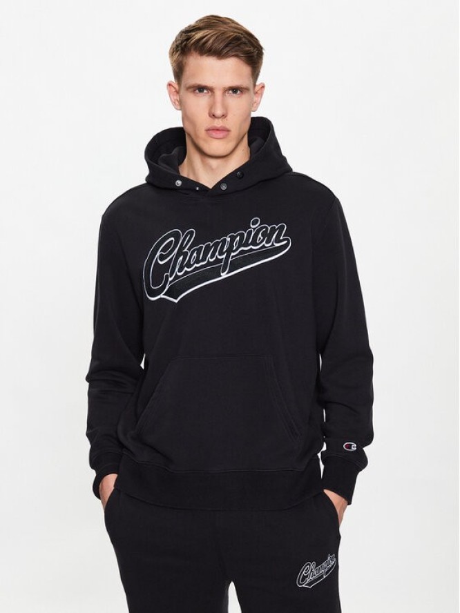 Champion Bluza 218523 Czarny Regular Fit