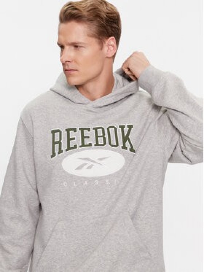 Reebok Bluza Archive Essentials IM1529 Szary Regular Fit