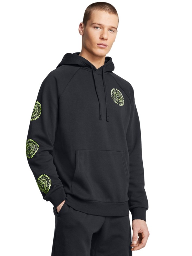 Bluza dresowa męska Under Armour UA Rival Fleece Hbr Logo Hd - czarna