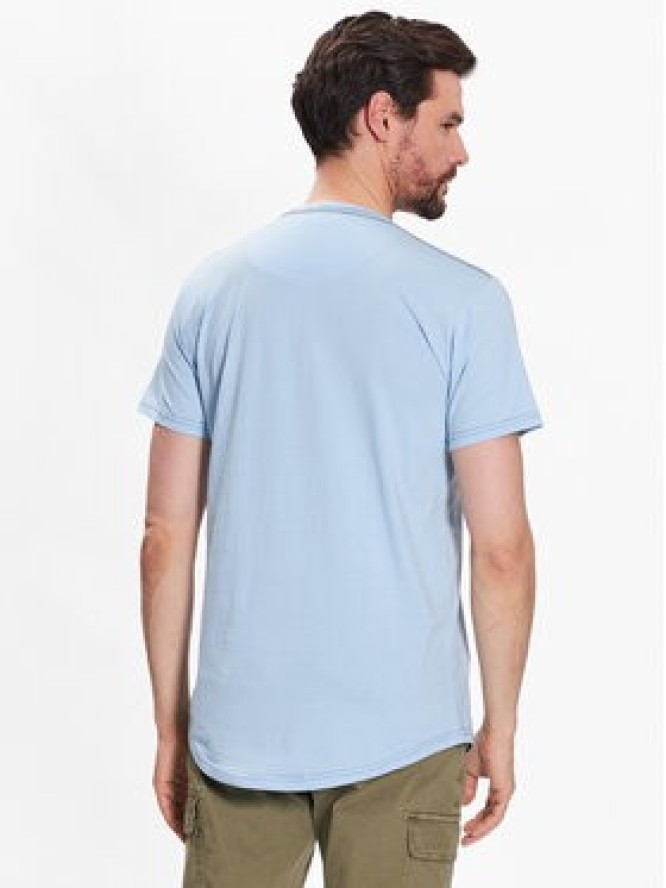 INDICODE T-Shirt Chill 40-934 Błękitny Regular Fit