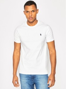 Polo Ralph Lauren T-Shirt 710680785 Biały Custom Slim Fit