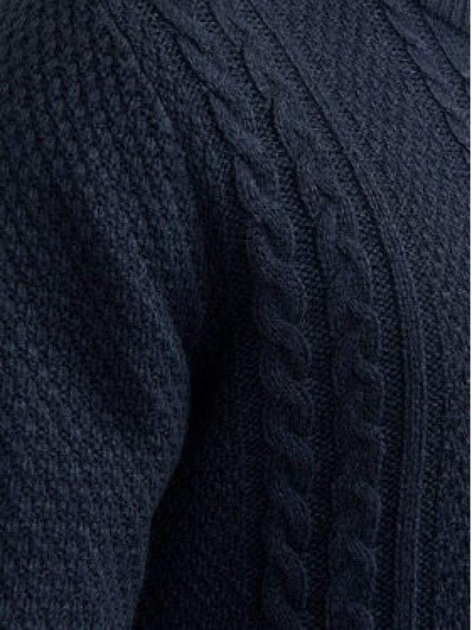 Jack&Jones Sweter Craig 12258480 Granatowy Regular Fit