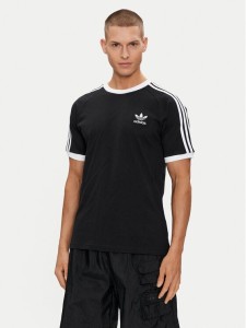 adidas T-Shirt Adicolor Classics 3-Stripes T-Shirt IA4845 Czarny Slim Fit