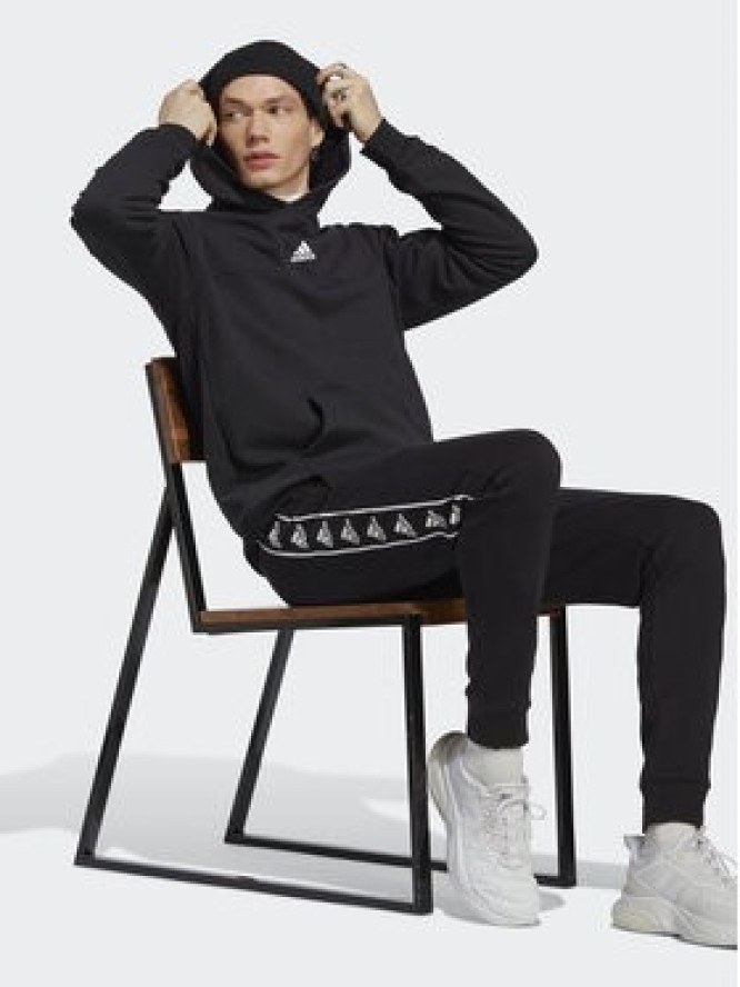 adidas Bluza Brandlove Hoodie IC6788 Czarny Regular Fit