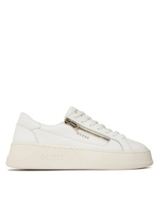 Guess Sneakersy Avellino Zip FM7CAZ LEA12 Biały