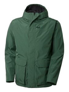 Helly Hansen Kurtka przeciwdeszczowa "T2 Utility" w kolorze zielonym rozmiar: M