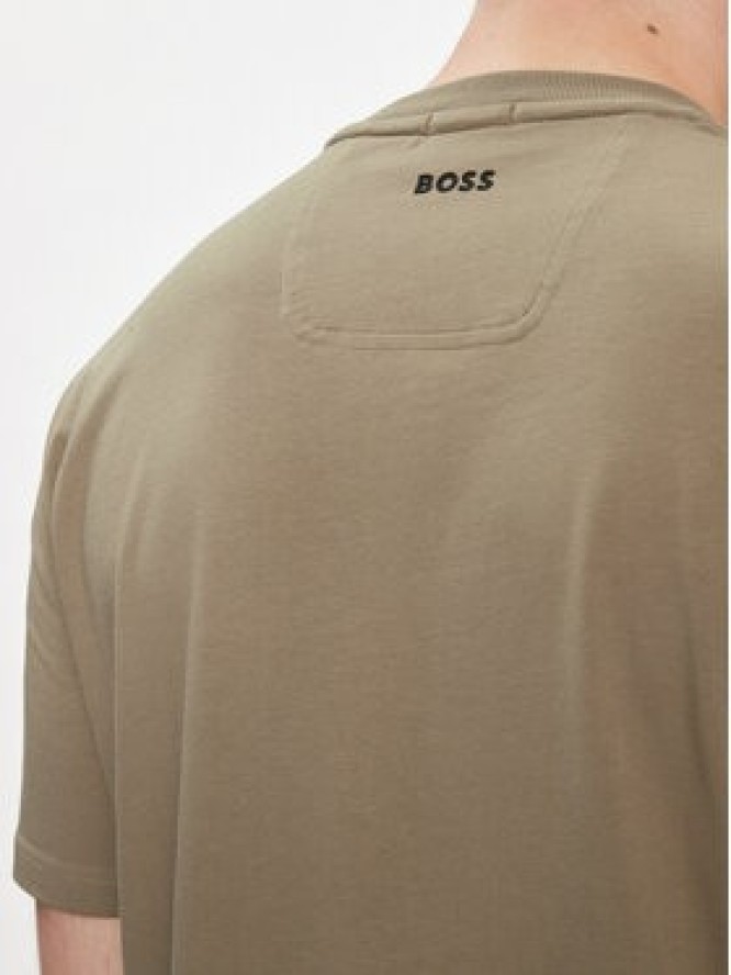 Boss T-Shirt 50513010 Beżowy Regular Fit