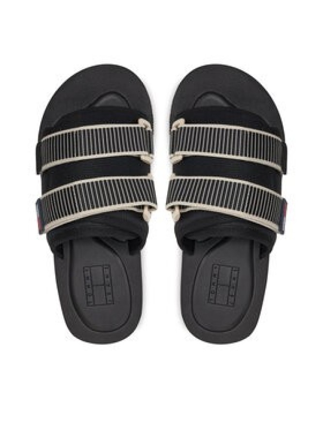 Tommy Jeans Klapki Tjm Sandal Casual EM0EM01389 Czarny