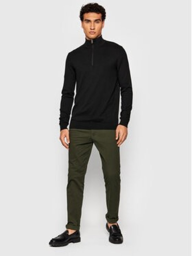 Selected Homme Sweter Berg 16074687 Czarny Regular Fit