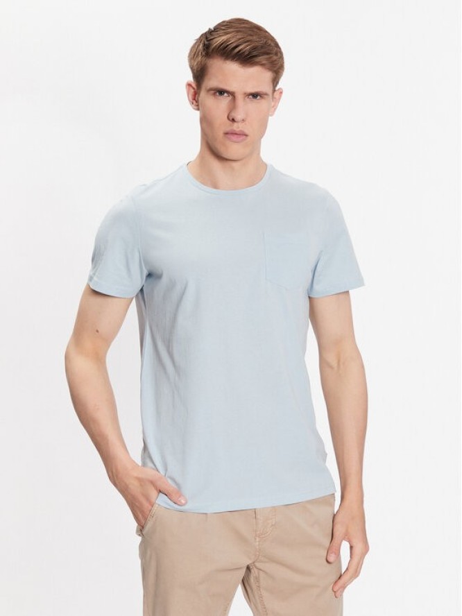 Blend T-Shirt 20715011 Błękitny Regular Fit