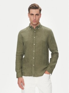 Tommy Hilfiger Koszula MW0MW34602 Zielony Regular Fit