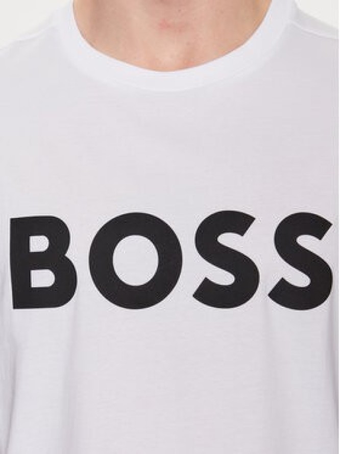 Boss T-Shirt 50483774 Biały Relaxed Fit