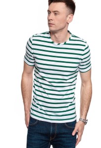 MĘSKI T-SHIRT MUSTANG ALEX C Y/D STRIPES 1009045 11572