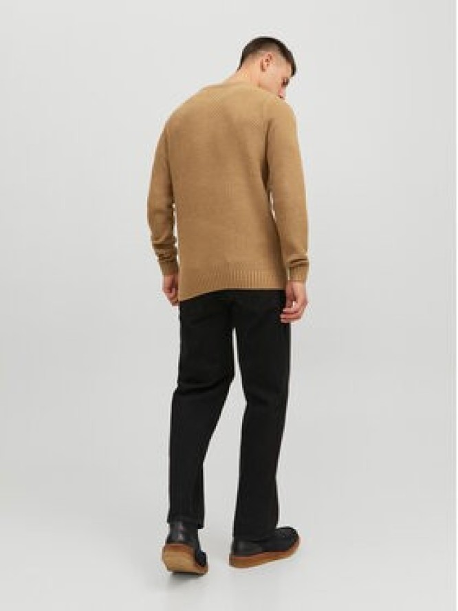 Jack&Jones Sweter 12236314 Beżowy Regular Fit