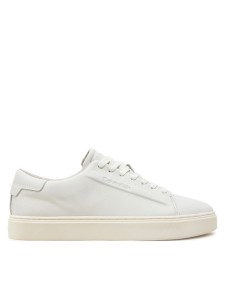 Calvin Klein Sneakersy Low Top Lace Up Lth HM0HM01516 Biały