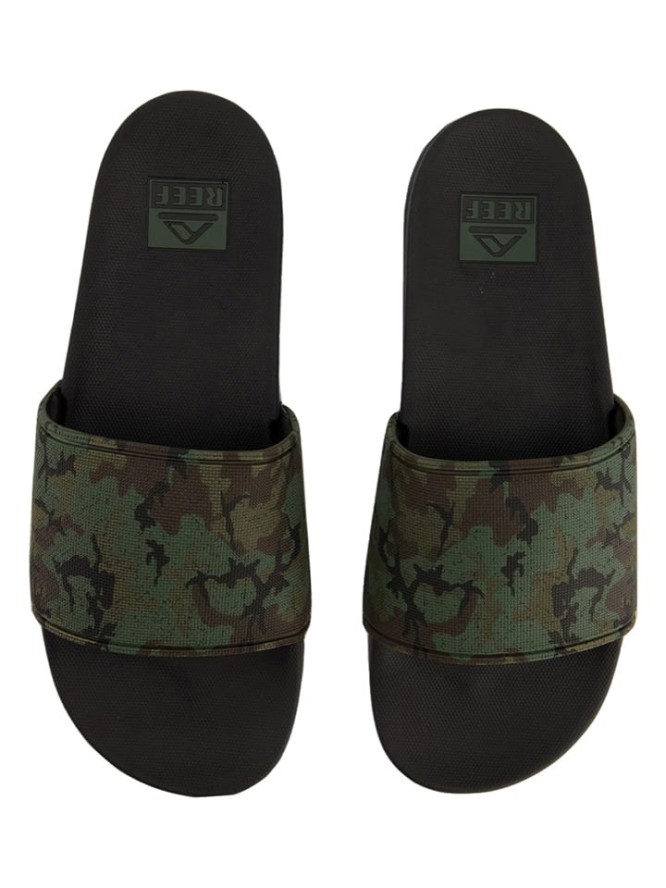 Reef Klapki "Cushion Slide" w kolorze khaki rozmiar: 45