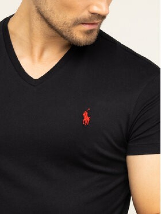 Polo Ralph Lauren T-Shirt Classics 710671453010 Czarny Custom Slim Fit