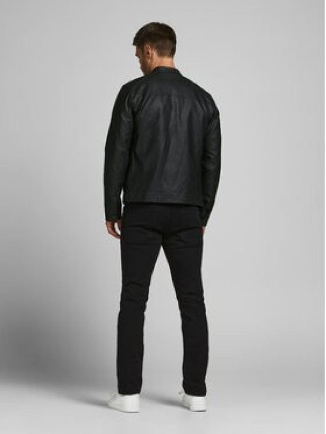 Jack&Jones Kurtka z imitacji skóry 12182461 Czarny Regular Fit