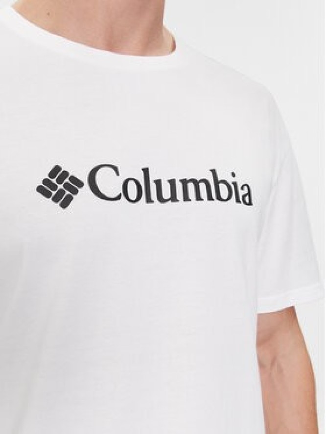 Columbia T-Shirt Csc Basic Logo 1680053 Biały Regular Fit