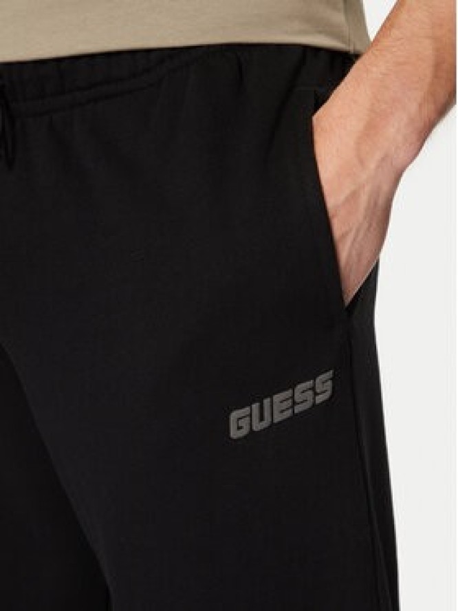 Guess Spodnie dresowe Z4YB00 KAIJ1 Czarny Relaxed Fit