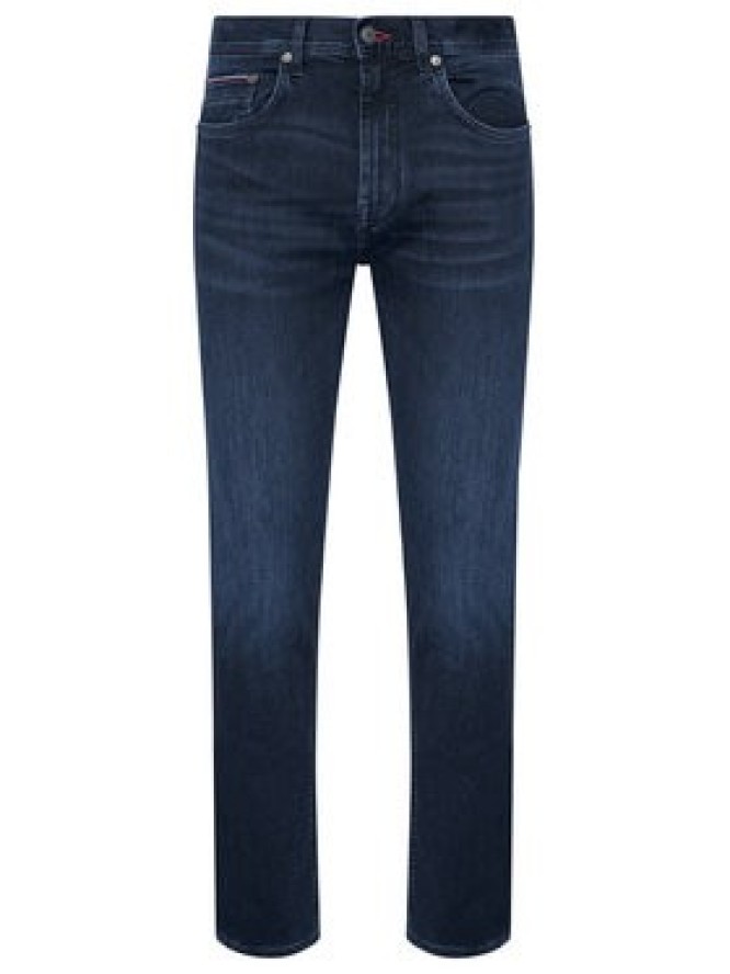 Tommy Hilfiger Jeansy Core Bleecker MW0MW15593 Granatowy Slim Fit