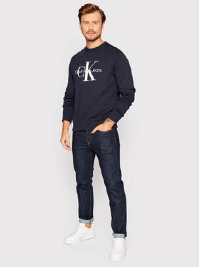 Calvin Klein Jeans Bluza J30J320933 Granatowy Regular Fit