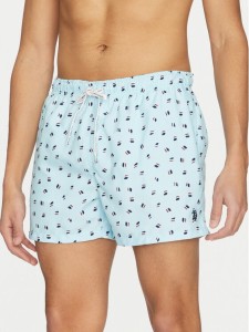 U.S. Polo Assn. Szorty kąpielowe MUP2436 Błękitny Regular Fit