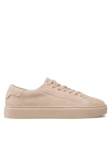 Calvin Klein Sneakersy Low Top Lace Up Sue HM0HM00989 Beżowy