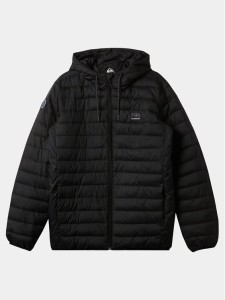 Quiksilver Kurtka przejściowa Scaly Hood Jckt EQYJK04008 Czarny Regular Fit